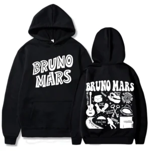 BRUNO MARS 24k Magic World Tour Hoodie 2024