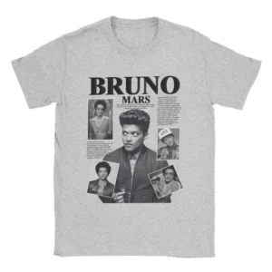 Bruno Mars T-Shirt Novelty Pure Cotton