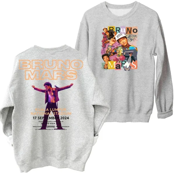 Bruno Mars Tour Sweatshirt 2024