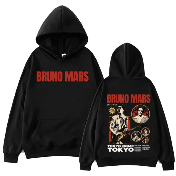 Bruno Mars WORLD Tour 2024 Hoodie