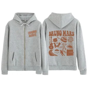 Bruno Mars Zipper Hoodie