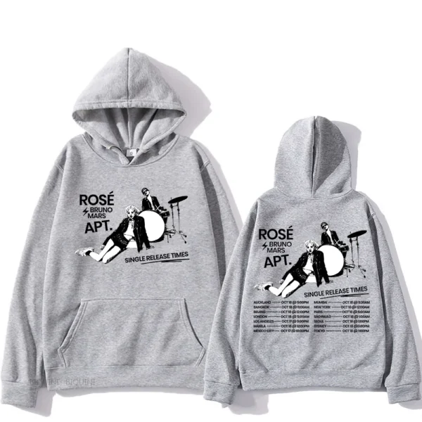 ROSÉ & Bruno Mars APT 2024 Song Hoodie